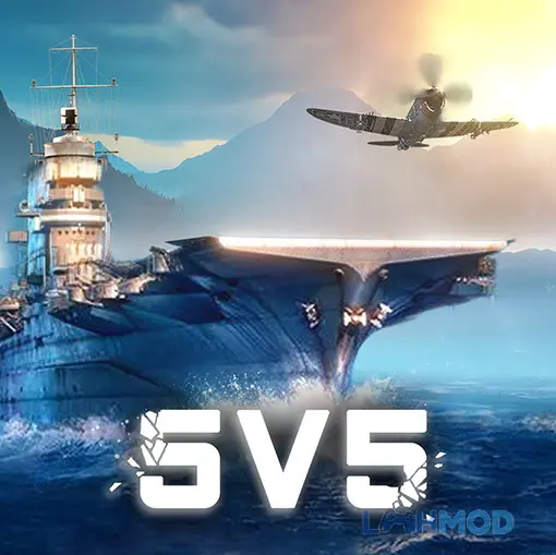 Ảnh 1 của Tải Warship Fury Apk 2.9.3 cho Android iOs Logo Warship Fury Mod Apk