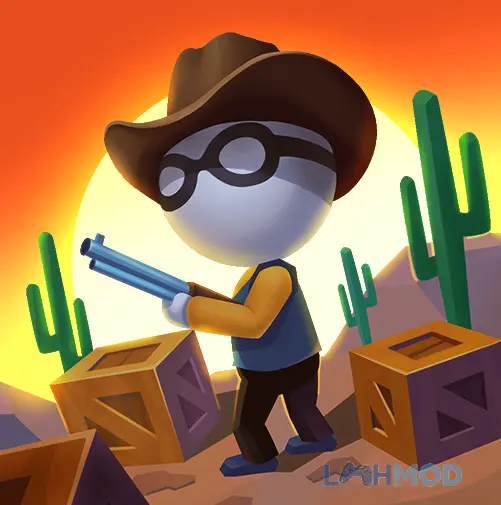 Ảnh 1 của Western Sniper Mod Apk v2.8.7 (Vô Hạn Tiền) Logo Western Sniper Mod
