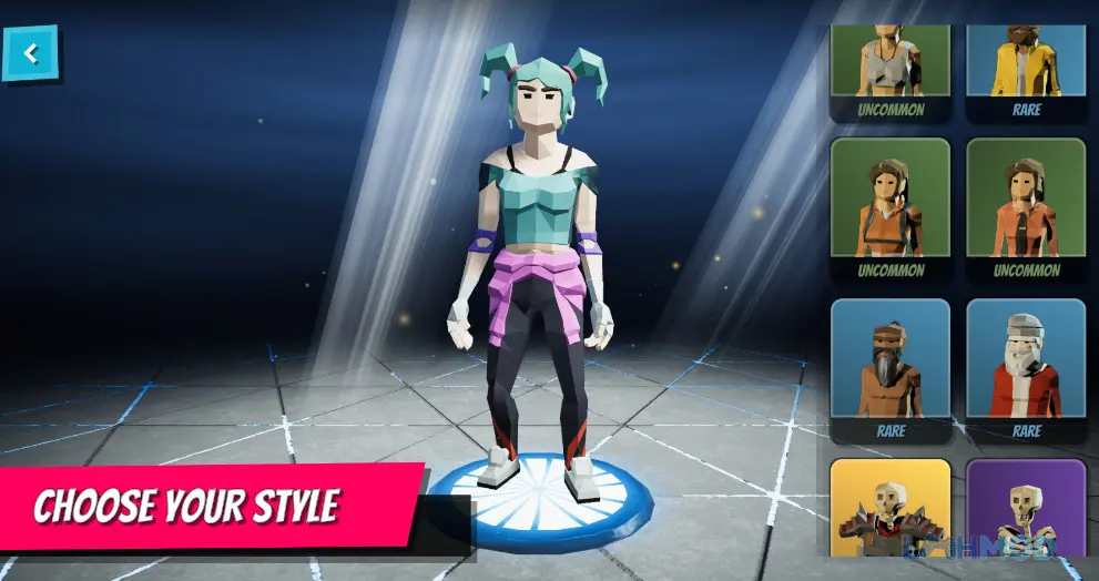 Ảnh 6 của Tải 1v1Battle Apk 1.9.3 cho Android iOs Cảnh cận cảnh một trận đấu súng căng thẳng trong 1v1Battle, người chơi sử dụng súng trường