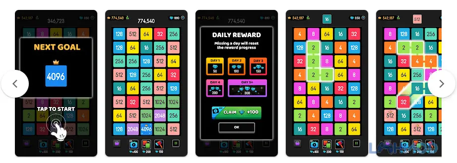 Ảnh 4 của Tải 2248-Number Link Puzzle Game Apk 1.18 cho Android iOs Các khối số và thử thách trong 2248 Number Link Puzzle Game