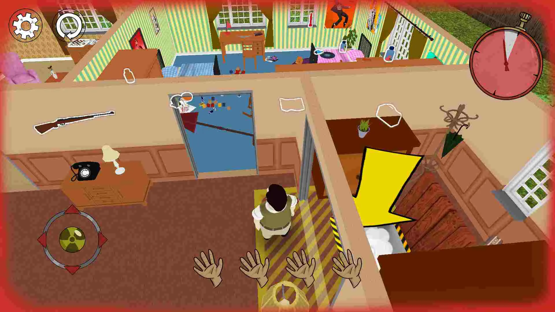 Bốn thành viên gia đình đang trú ẩn trong một căn hầm tối tăm, đối mặt với thử thách sinh tồn