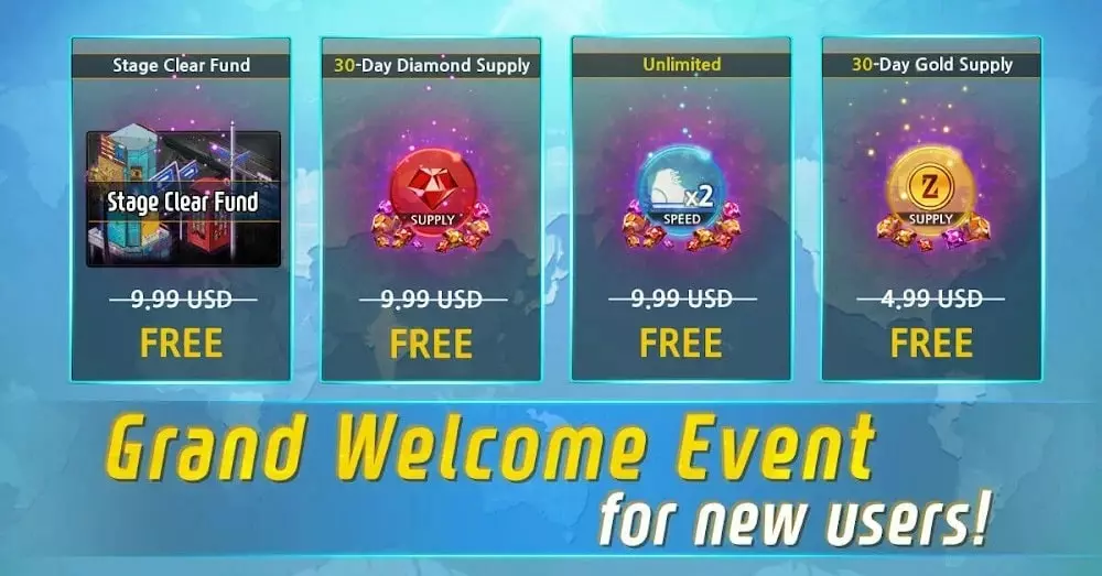 Ảnh 3 của Tải game 7 Billion Zombies Mod APK 1.3.105 (Menu, Damage Multiplier, God Mode) Màn hình lựa chọn nhân vật hoặc nâng cấp trong game 7 Billion Zombies Mod