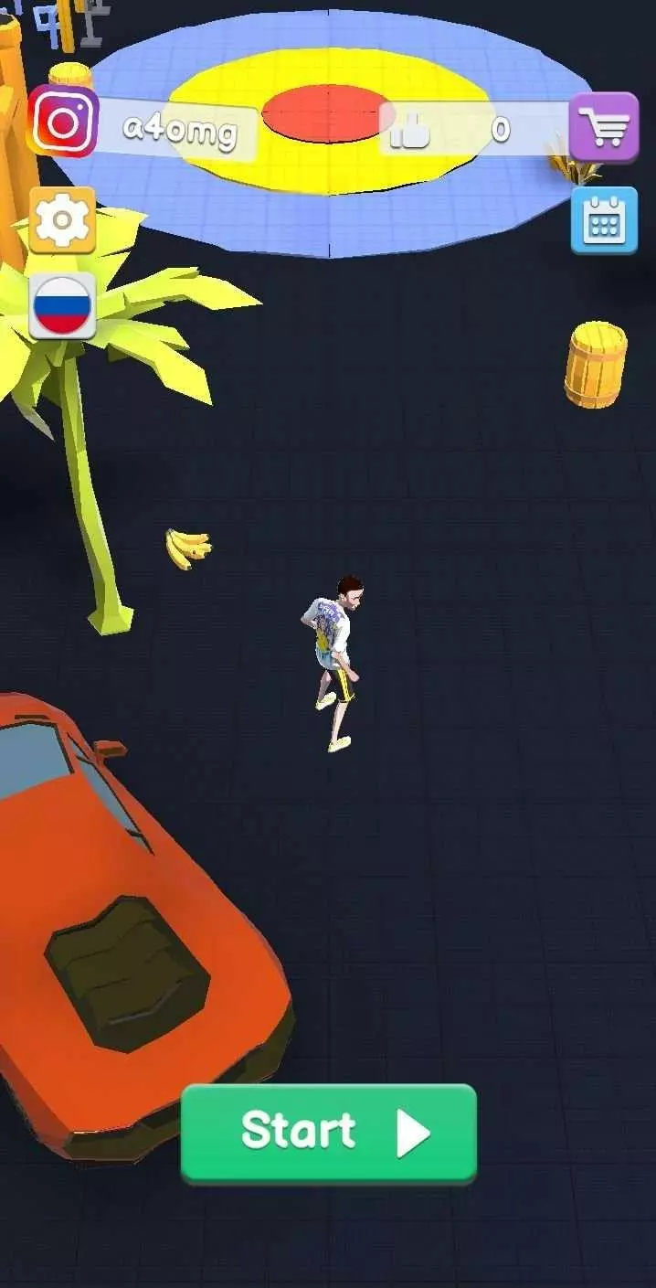 Ảnh 2 của A4 Run Away Challenge Mod APK 1.64 (Menu, Vô Hạn Tiền, Mở Khóa) Nhân vật và giao diện nâng cấp trong A4 Run Away Challenge Mod