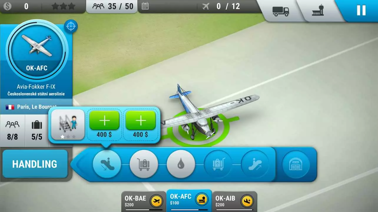 Ảnh 3 của Tải game AirportPRG Mod APK 1.5.8 (Vô Hạn Tiền) Cảnh máy bay cổ điển trong game AirportPRG Mod