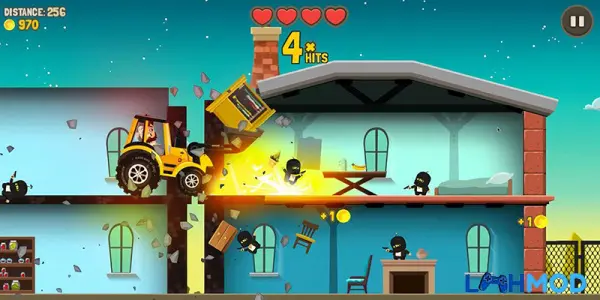 Ảnh 2 của Tải Aliens Drive Me Crazy MOD APK 3.1.8 (Vô Hạn Tiền) Xe anh hùng đập phá trên đường phố bị người ngoài hành tinh xâm lược