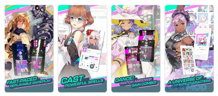 Ảnh 2 của Tải Arrowmancer Mod Apk 1.7.4 (Damage Multiplier, God Mode) cho Android iOs Giao diện chiến đấu của Arrowmancer Mod