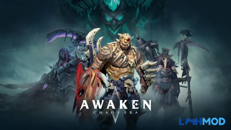 Ảnh 3 của Tải Awaken: Chaos Era Mod Apk 1.3.100 (Kẻ thù yếu) Một anh hùng tung chiêu thức mạnh mẽ trong Awaken: Chaos Era