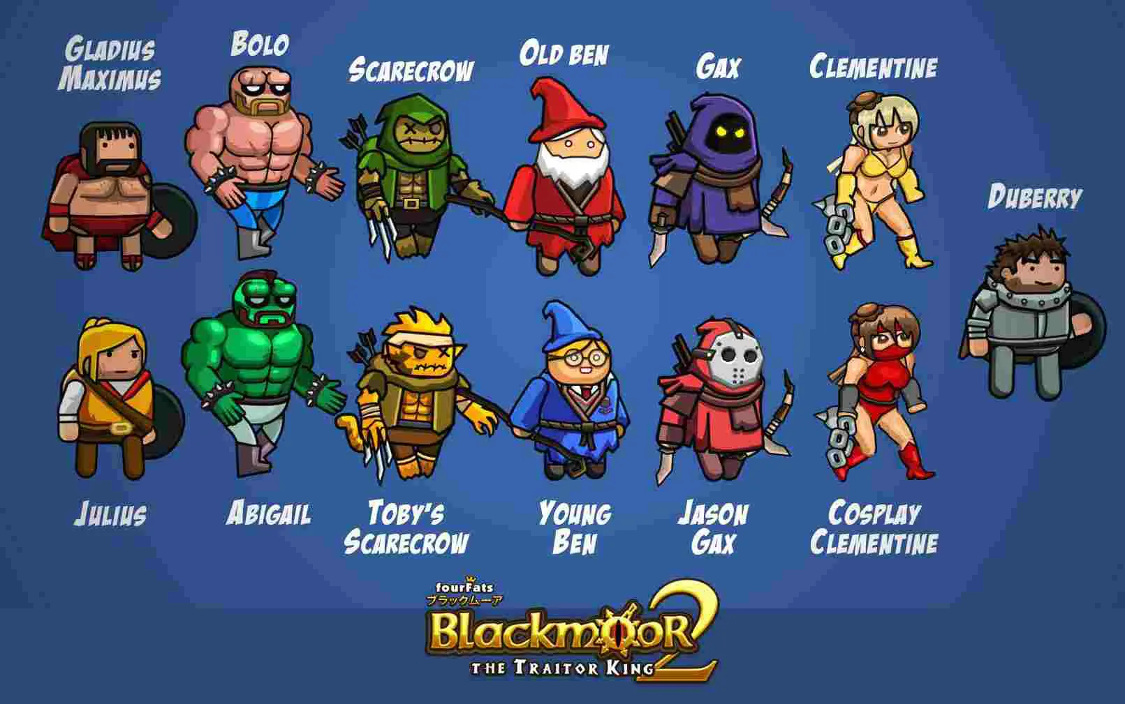 Ảnh 3 của Tải game Blackmoor 2 Mod APK v23.7 (Menu, Vô Hạn Tiền) Màn hình lựa chọn nhân vật hoặc giao diện trong game Blackmoor 2