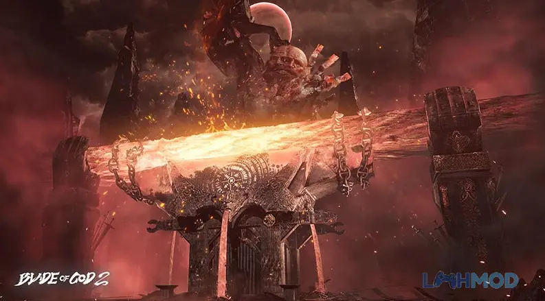 Ảnh 4 của Tải Blade of God II Orisols Apk 0.3.0.4.1 cho Android iOs Những trận đấu boss đầy kịch tính trong Blade of God II Orisols