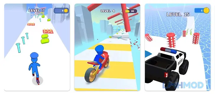 Ảnh 2 của Tải Car Evolution 3D Mod Apk 1.34 (Vô hạn lượt quay) cho Android iOs Pha biến hình trong Car Evolution 3D Mod