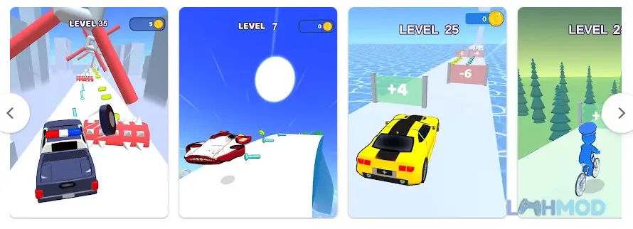 Ảnh 3 của Tải Car Evolution 3D Mod Apk 1.34 (Vô hạn lượt quay) cho Android iOs Thử thách trong Car Evolution 3D Mod