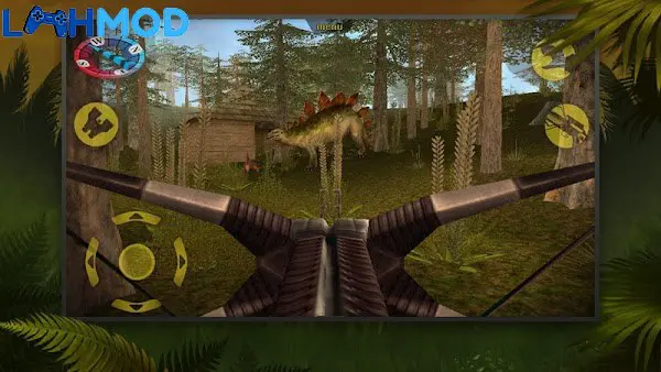 Ảnh 2 của Tải Carnivores APK 1.9.0 cho Android iOS Thợ săn đang ngắm bắn mục tiêu trên bản đồ