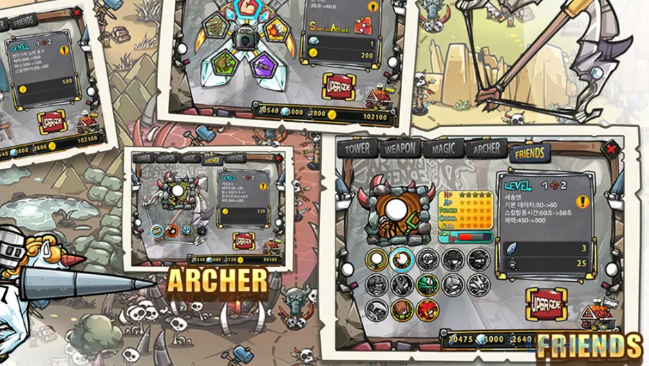 Ảnh 3 của Tải Cartoon Defense 4 Mod Apk 1.2.7 (Vô Hạn Tiền) cho Android iOs Các anh hùng và lính chiến đấu cùng nhau trong Cartoon Defense 4 Mod