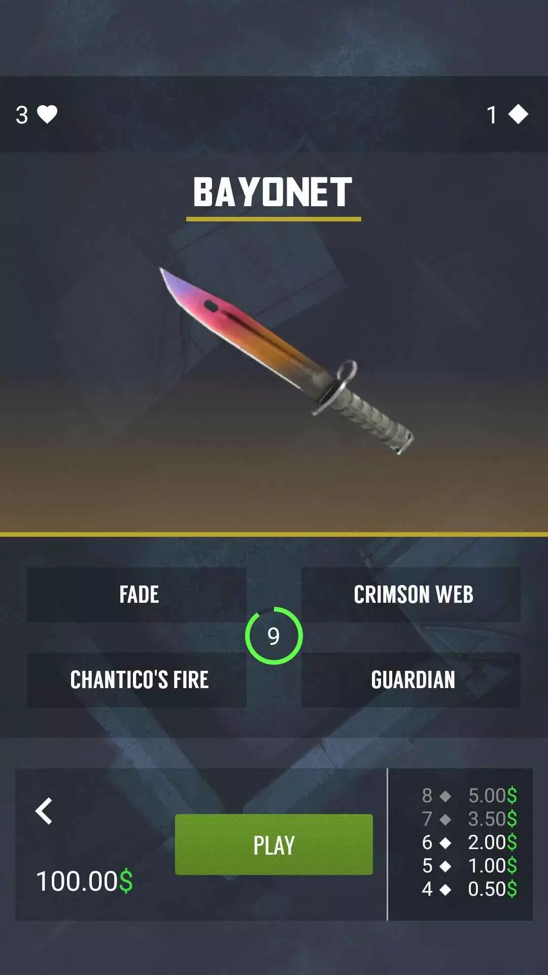 Ảnh 2 của Tải game Case Simulator Ultimate Mod APK 9.9 (Miễn phí) Kho vũ khí đa dạng trong Case Simulator Ultimate