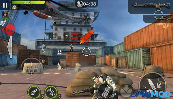 Game thủ ngắm bắn trong bối cảnh chiến đấu