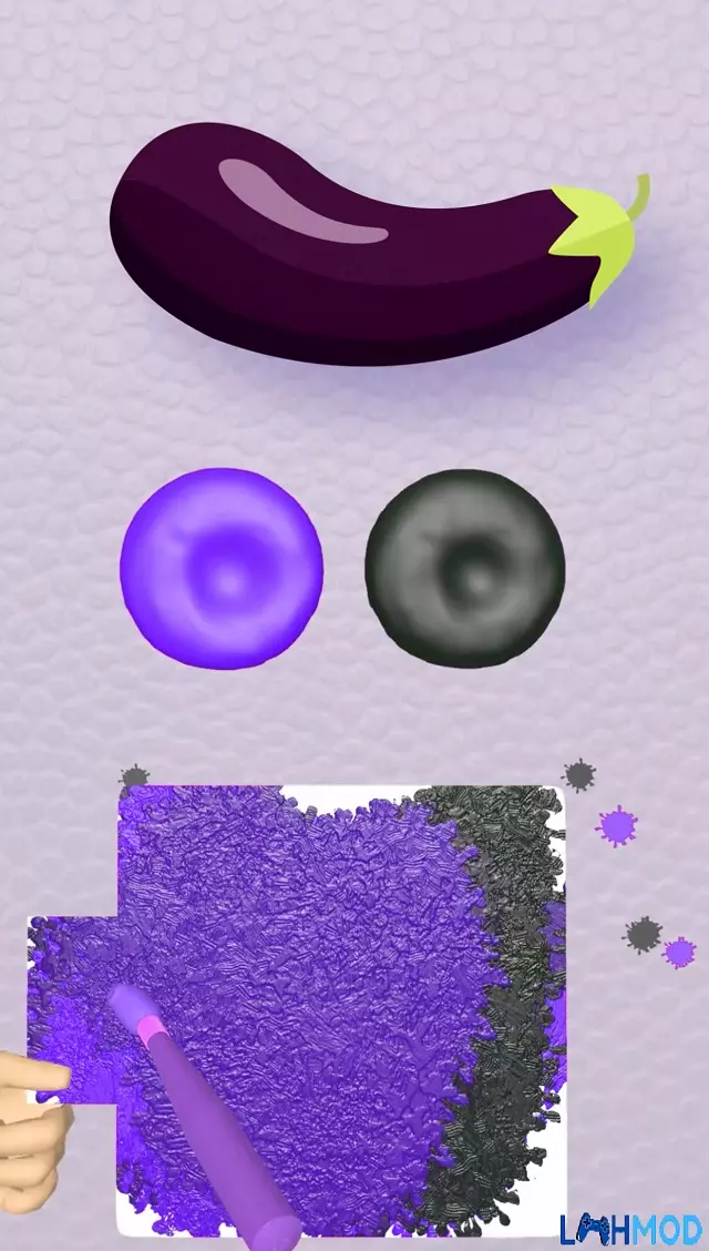 Ảnh 2 của Tải Color Match Mod Apk 3.8.0 (Vô hạn tiền, không quảng cáo) cho Android, IOS Ảnh chụp màn hình game Color Match với các bảng màu