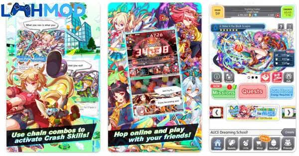 Ảnh 2 của Tải Crash Fever APK v9.10.1 cho Android iOS Nhân vật và giao diện game Crash Fever