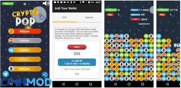 Ảnh 3 của CryptoWord – Earn BTC APK 1.6.5 cho Android iOS CryptoWord - Earn BTC gameplay screenshot 2