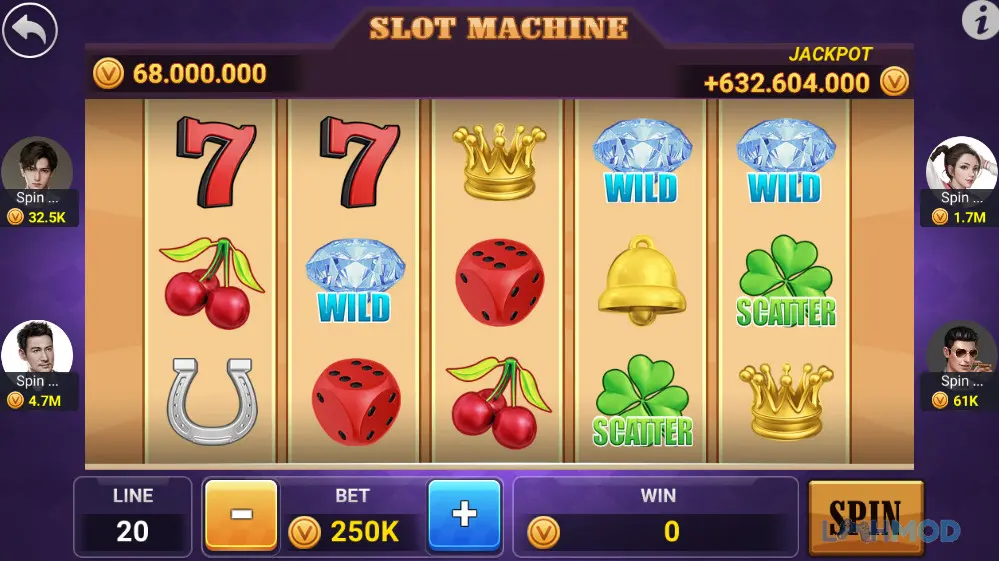 Ảnh danh bai no hu tien len sam mod apk 5