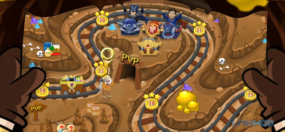 Ảnh 3 của Đào Vàng Mod Apk 2.7.6 – LMHMOD Mua vật phẩm hỗ trợ trong cửa hàng game Đào Vàng