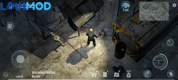 Ảnh 3 của Dead Island: Survival RPG APK 0.0.048 cho Android iOS Hình ảnh game Dead Island Survival RPG với cảnh ba nhân vật đứng giữa các xác zombie