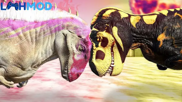 Cảnh săn khủng long đầy kịch tính trong Dino King 3D
