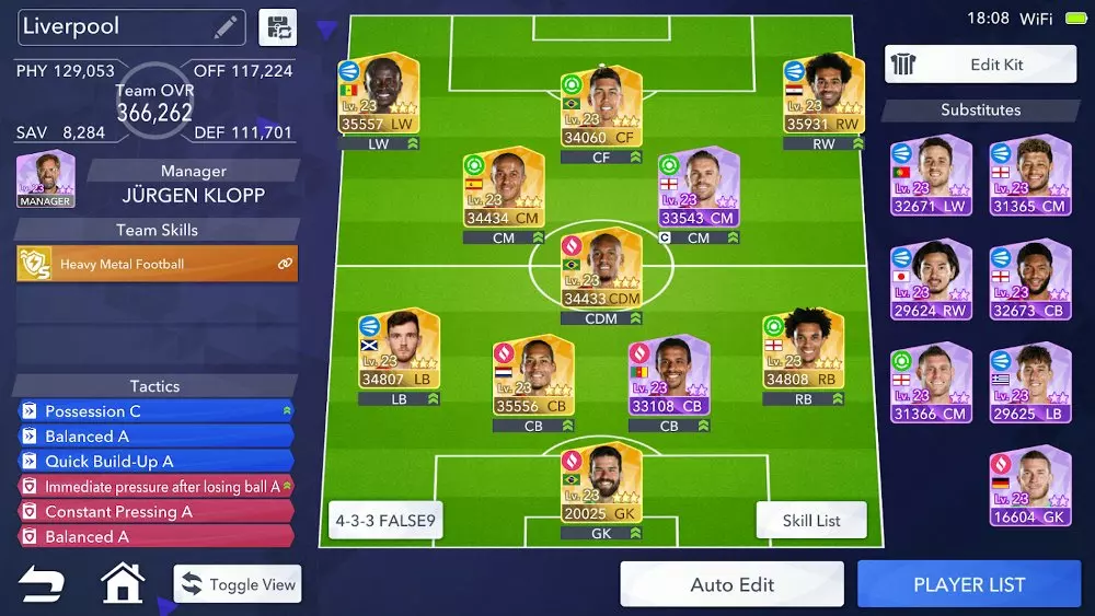 Ảnh 3 của Tải game EA SPORTS Tactical Football APK 0.8.3 cho Android, iOS Màn hình chơi game EA SPORTS Tactical Football