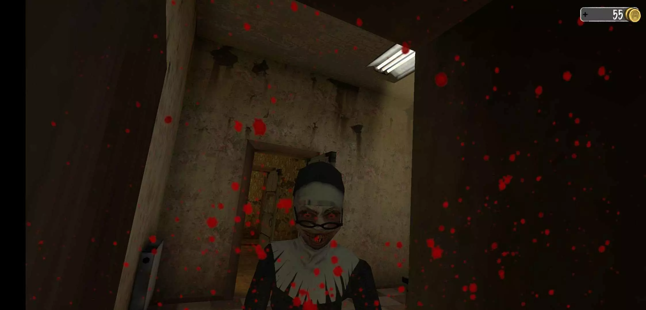 Ảnh 2 của Evil Nun Mod APK v1.9.0 (Menu, Tiền, Money, Bot Ngu Ngốc) Màn hình giao diện Evil Nun hiển thị nút tải xuống