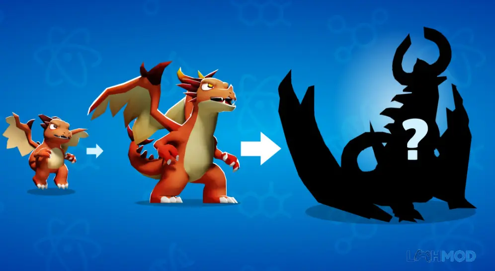 Ảnh 2 của Tải EVO Apk v1.81 cho Android iOs Cảnh giao diện game EVO với các quái vật đang chiến đấu