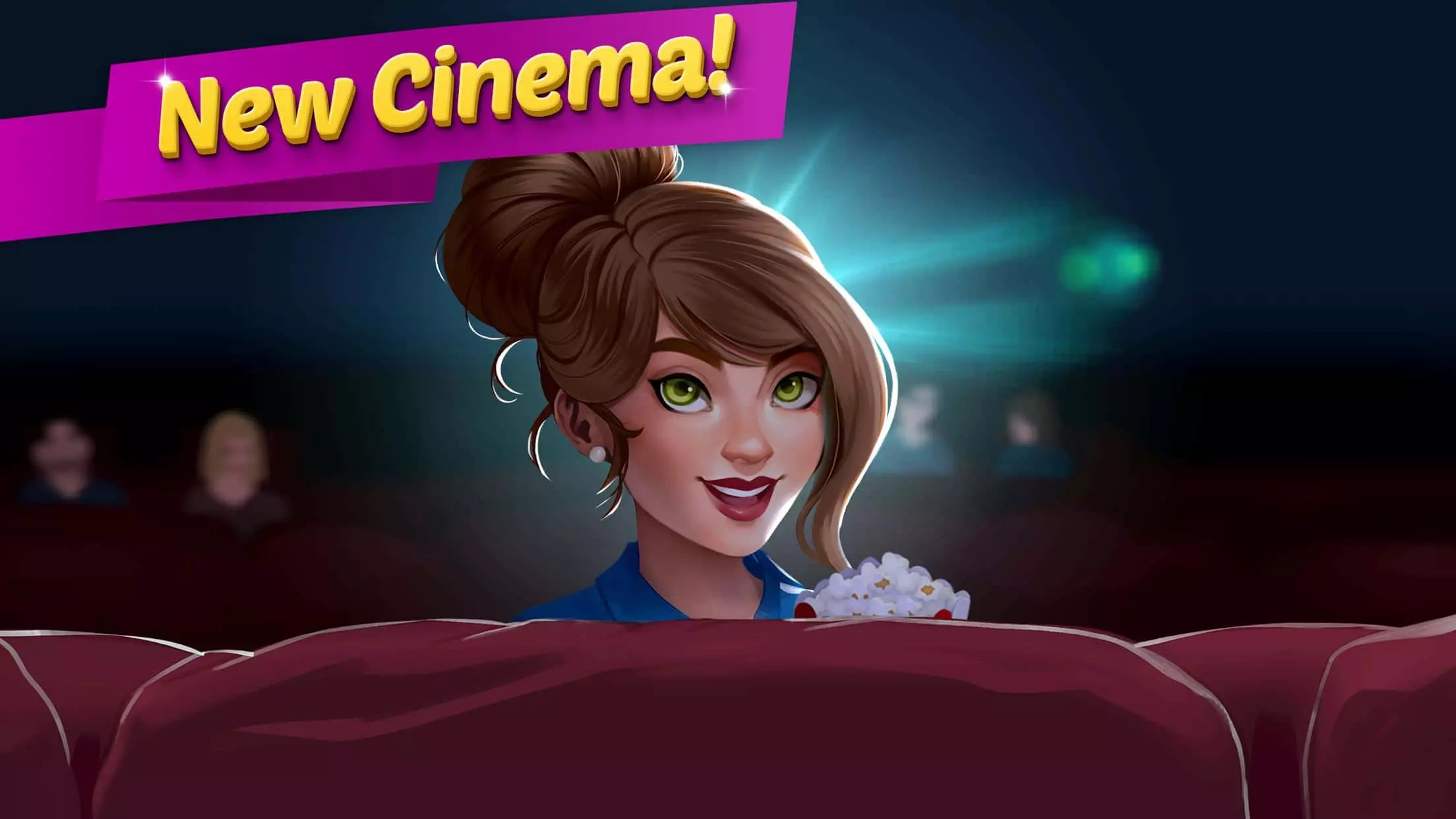 Ảnh 1 của Tải game Fancy Cafe Mod APK 3.2 (Menu, Vô hạn tiền) Giao diện một phần nhà hàng trong Fancy Cafe mod