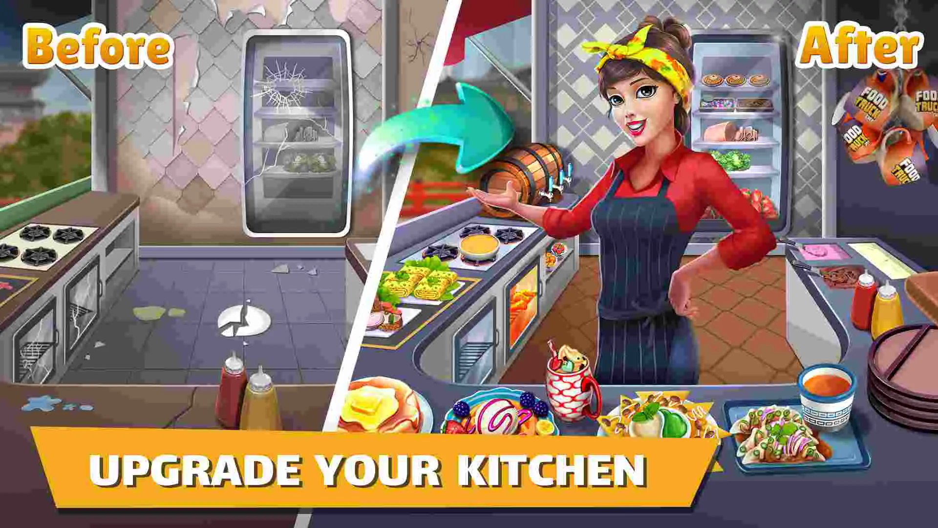 Ảnh 5 của Tải game Food Truck Chef Mod APK 8.30 (Menu, Vô Hạn Coins) Food Truck Chef Mod: Một nhà hàng di động hoành tráng
