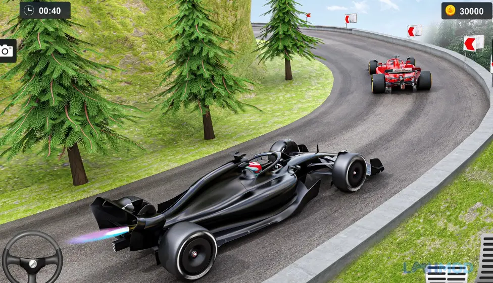 Ảnh 2 của Tải Formula Car Stunt Car Games Apk 1.6.2 cho Android iOs Giao diện chọn xe trong Formula Car Stunt Car Games