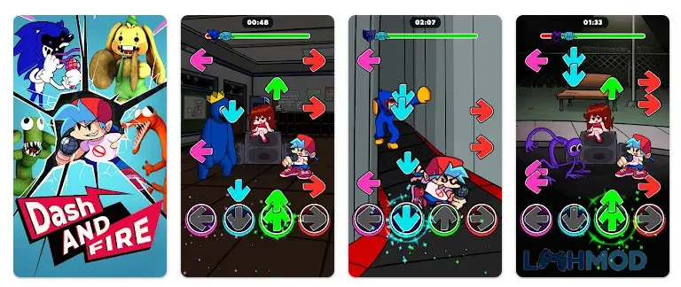 Ảnh 2 của Tải Friday Funkin FNF Music Night Apk 1.0.4 cho Android iOs Cảnh chàng trai và cô gái trong Friday Funkin: FNF Music Night tại thành phố