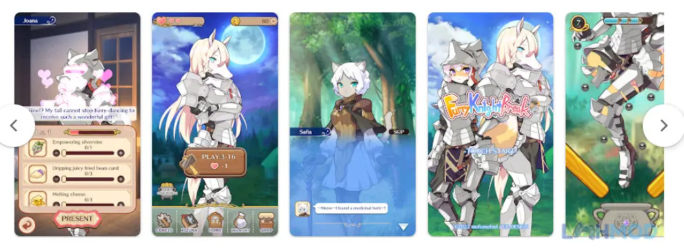 Thử thách puzzle trong Furry Knight Break