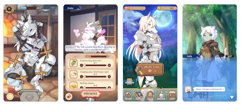 Hệ thống quà tặng trong Furry Knight Break