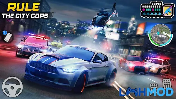 Ảnh 3 của Gangster Vegas: Crime City War APK 3.8 Android iOS Xe cộ và phương tiện trong Gangster Vegas: Crime City War