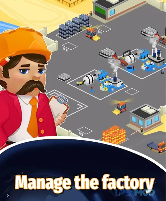 Ảnh 2 của Tải Gasville tycoon Mod Apk 1.1.8 (Vô hạn tiền/Miễn phí mua sắm) cho Android iOs Gasville Tycoon Gameplay Screenshot 1