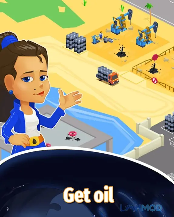 Ảnh 3 của Tải Gasville tycoon Mod Apk 1.1.8 (Vô hạn tiền/Miễn phí mua sắm) cho Android iOs Gasville Tycoon Gameplay Screenshot 2