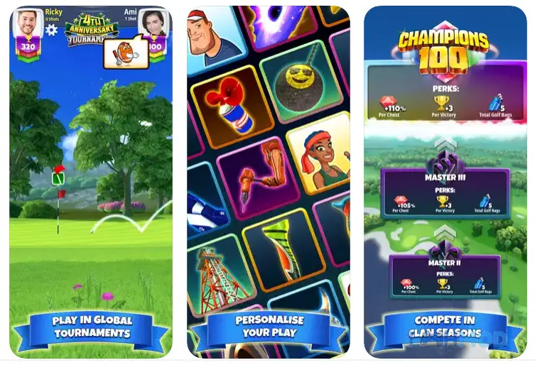 Ảnh 3 của Tải Golf Clash Mod Apk 2.44.0 (Free Chest) cho Android iOs Cảnh sân golf đẹp mắt trong Golf Clash Mod