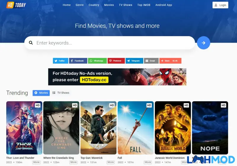 Ảnh 4 của Tải HDToday TV MOD Apk miễn phí 4.0 Android iOS Ảnh hdtoday tv apk 3