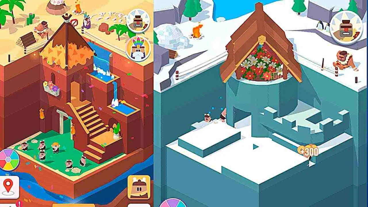 Ảnh 2 của Idle Digging Tycoon Mod APK 1.7.3 (Tiền, Money, Coins) Cảnh quan đô thị dưới lòng đất trong Idle Digging Tycoon MOD