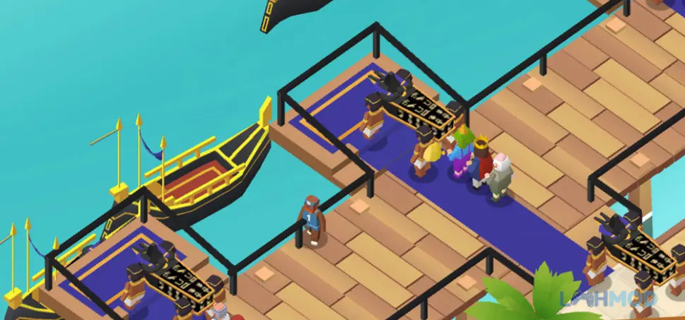 Ảnh 3 của Tải Idle Mortician Tycoon Mod Apk 1.0.19 (Vô hạn tài nguyên) cho Android iOs Một phân cảnh nhân viên đang thực hiện công việc trong game Idle Mortician Tycoon