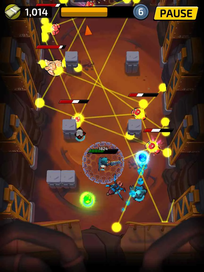 Ảnh 2 của Tải game Impossible Space Mod APK 2.0.0 (Vô Hạn Tiền) Màn hình giao diện chính game Impossible Space Mod với nhân vật đứng giữa