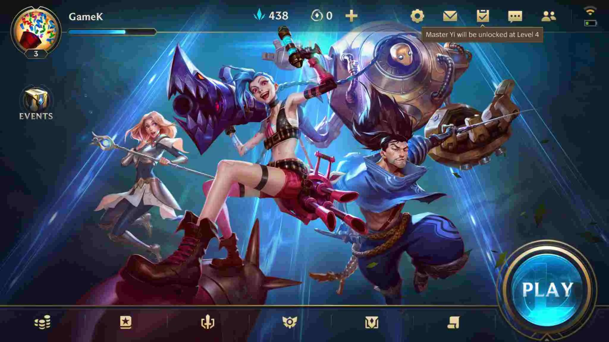 Ảnh 3 của Tải LMHT Tốc Chiến Mod APK 3.3.0.5735 (Menu/Skins/Map/Bất Tử) Biểu tượng ứng dụng LMHT Tốc Chiến Mod với hình ảnh một tướng phổ biến