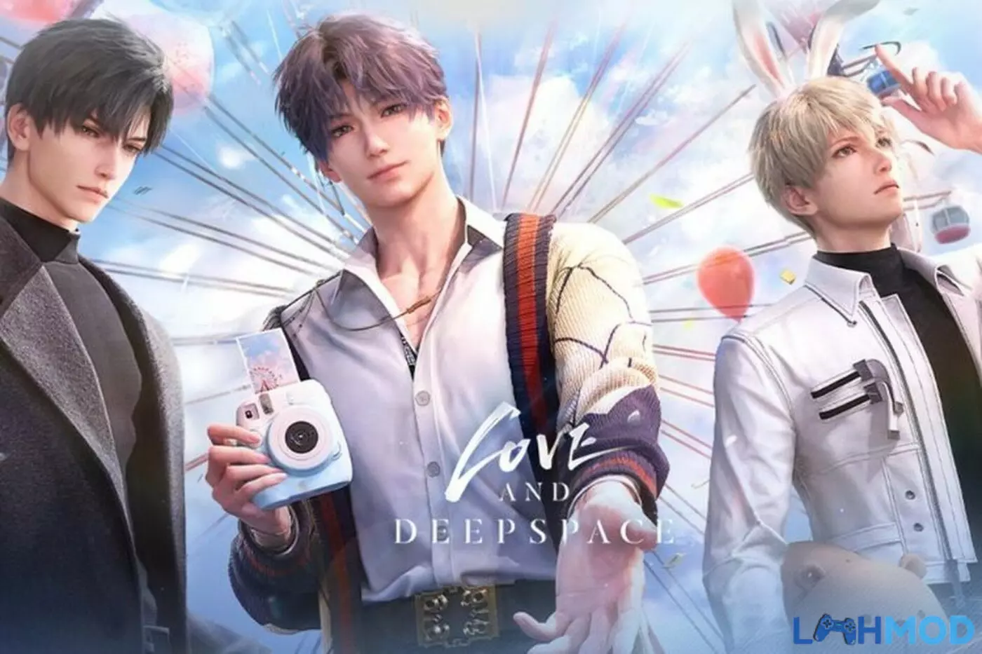 Ảnh 2 của Tải Love And Deepspace Apk Việt Hóa v3.0.3 Ảnh giới thiệu tổng quan về Love and Deepspace APK với các nhân vật nam chính