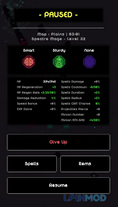 Ảnh 4 của Tải Mages Survival Mod Apk 1.7.0 (Menu, One Hit, God Mode) cho Android iOs Thế giới Mages Survival Mod