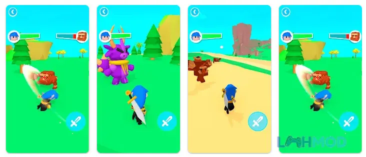 Trận chiến kịch tính giữa quái vật và người chơi trong Monster World