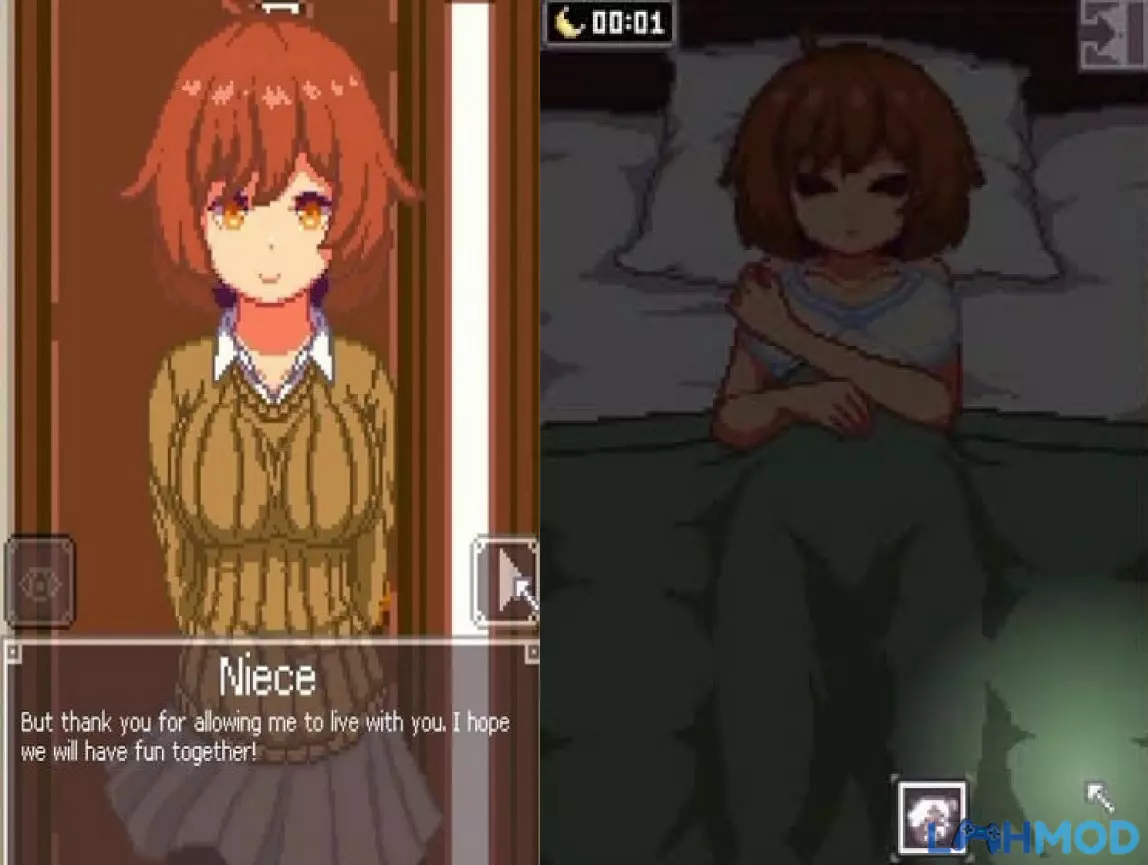 Ảnh 4 của Tải Hack Night Adventure APK (Mod Vô Hạn Tiền, Vật Phẩm) v3.1.3 Minh họa lối chơi đa dạng trong Night Adventure APK