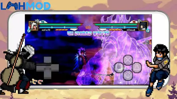 Ảnh 3 của Tải Ninja Battle APK 7.31.03 cho Android iOS Giao diện chọn nhân vật hoặc nâng cấp trong Ninja Battle