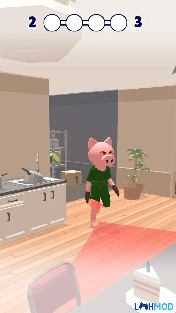 Ảnh 3 của Tải game Object Hunt Mod apk 1.0.2 (vô hạn tiền) Cảnh người chơi biến thành vật thể trong Object Hunt